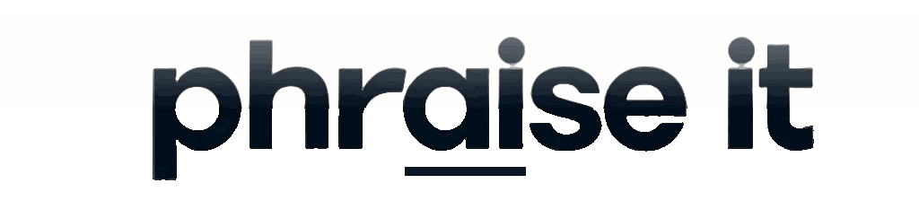 phraise it logo bouncing